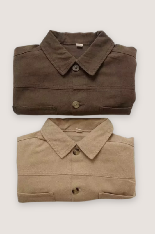 (PREORDER JULY) 100% Cotton Jacket - Multiple Colors