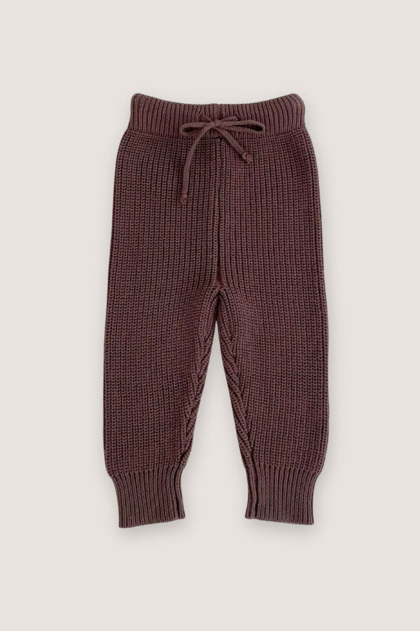 (PREORDER JULY) 100% Cotton Knit Joggers - Multiple Colors
