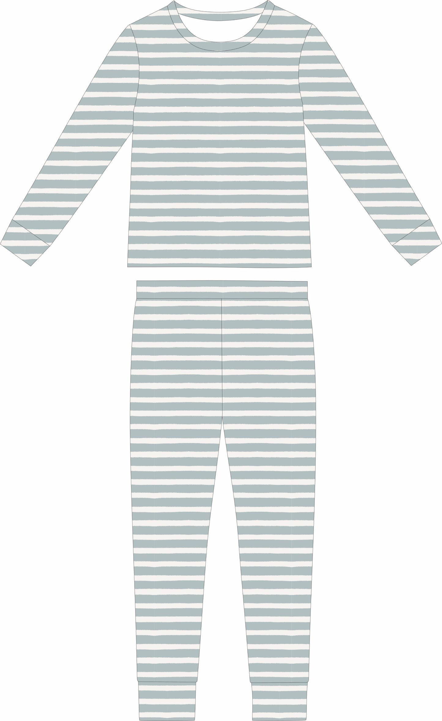 Convertible Two-Way Zipper One Piece | Vintage Stripe