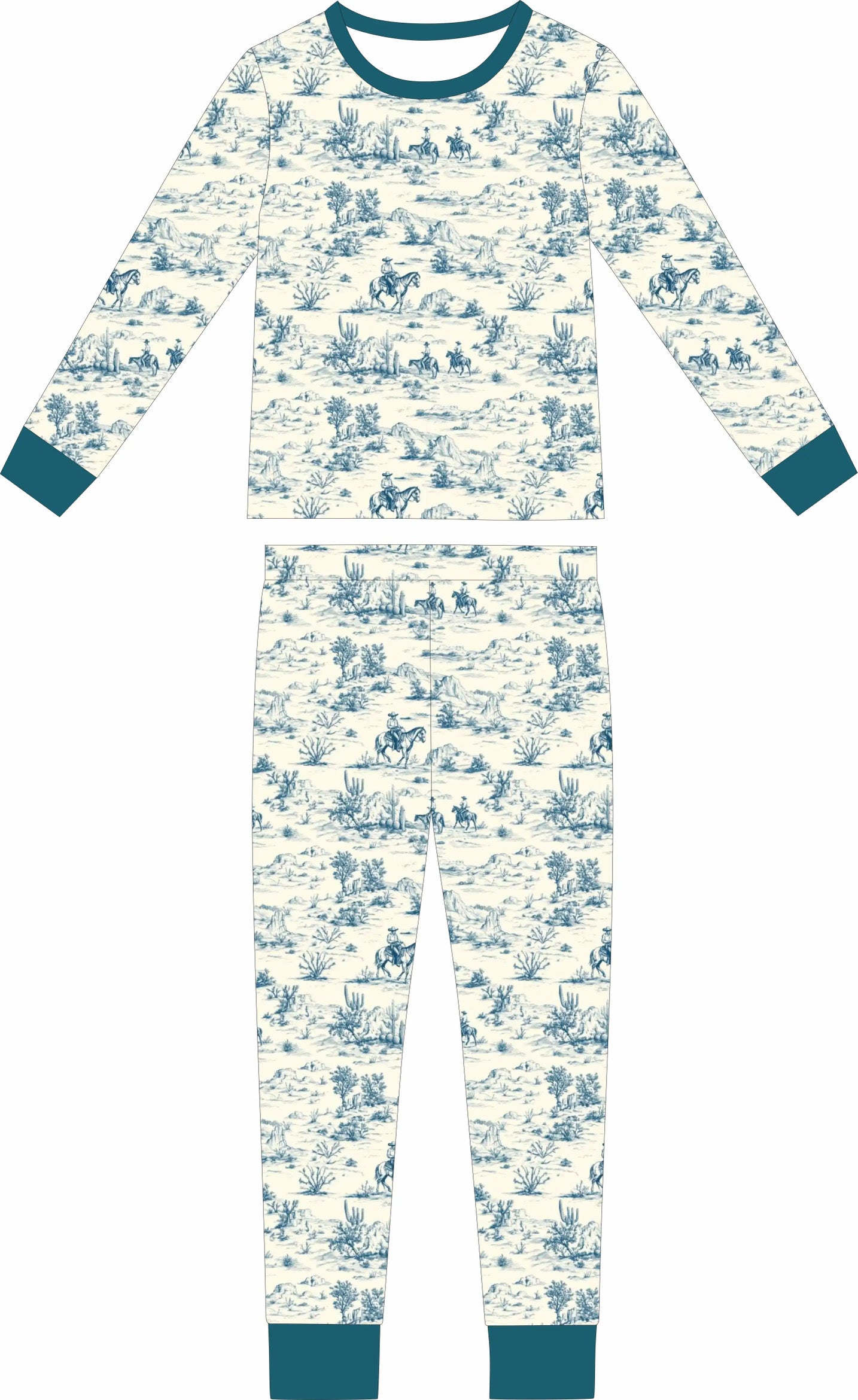 (PREORDER JUNE) Bamboo Loungewear | Toile Cowboy