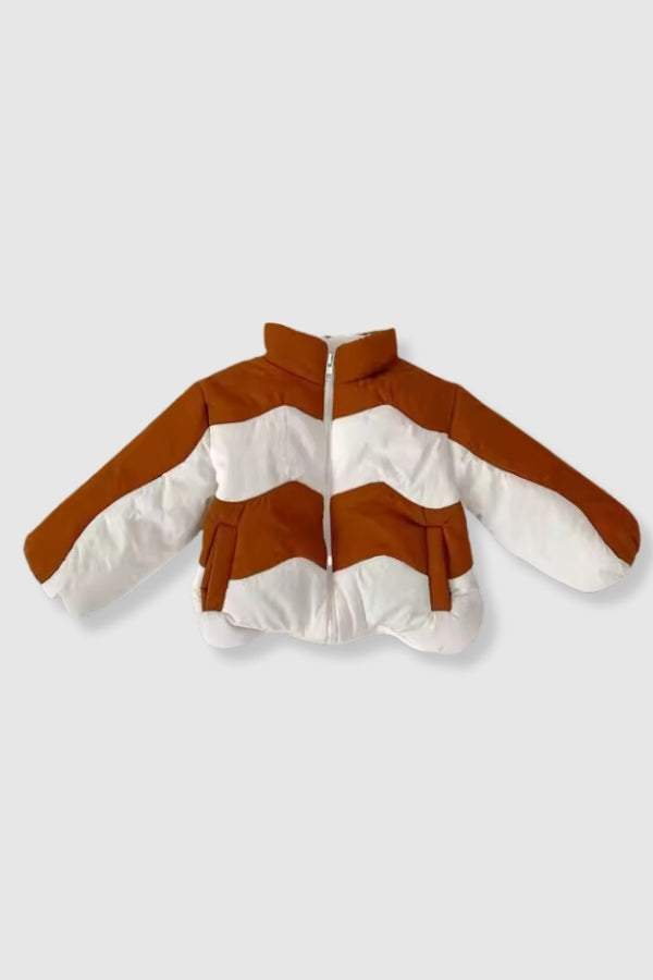 Zag Camel and Cream Coat