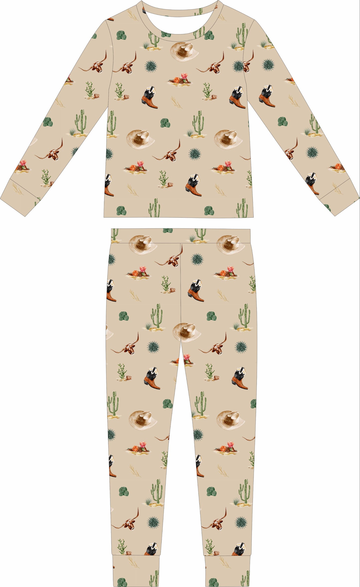 Bamboo Loungewear | Desert Cowbaby