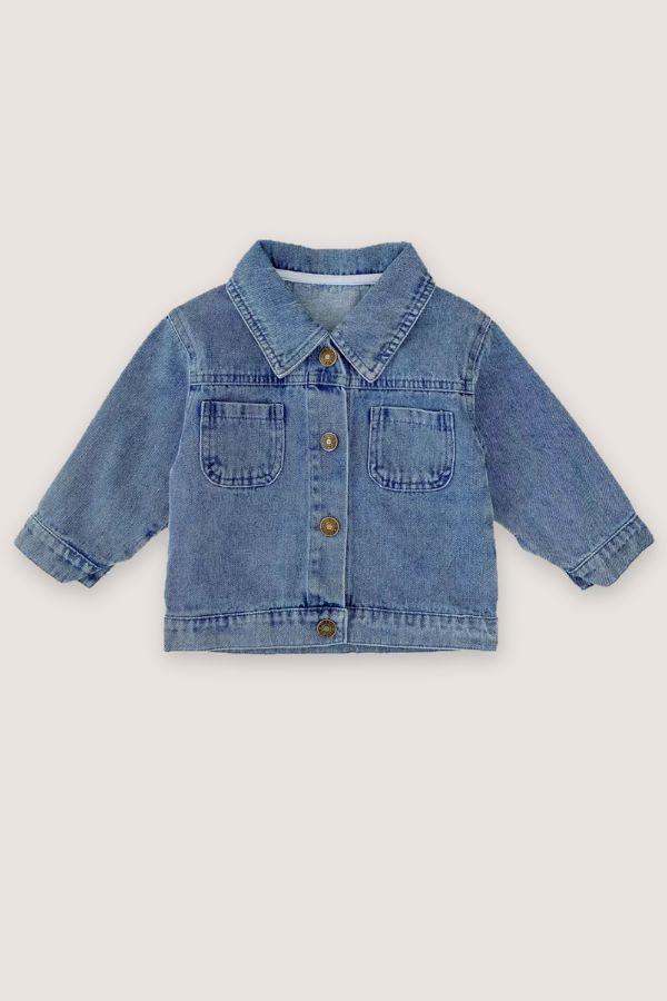 (PREORDER JULY) 100% Cotton Oversized Denim Jacket - Mommy & Me