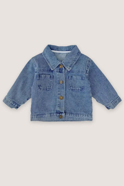 (PREORDER JULY) 100% Cotton Oversized Denim Jacket - Mommy & Me