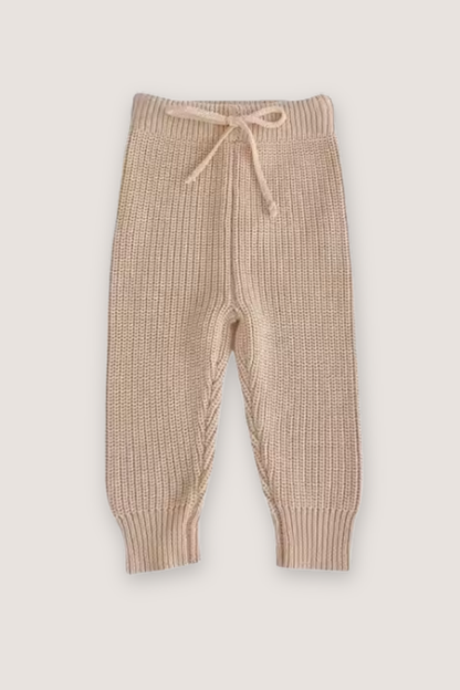 (PREORDER JULY) 100% Cotton Knit Joggers - Multiple Colors