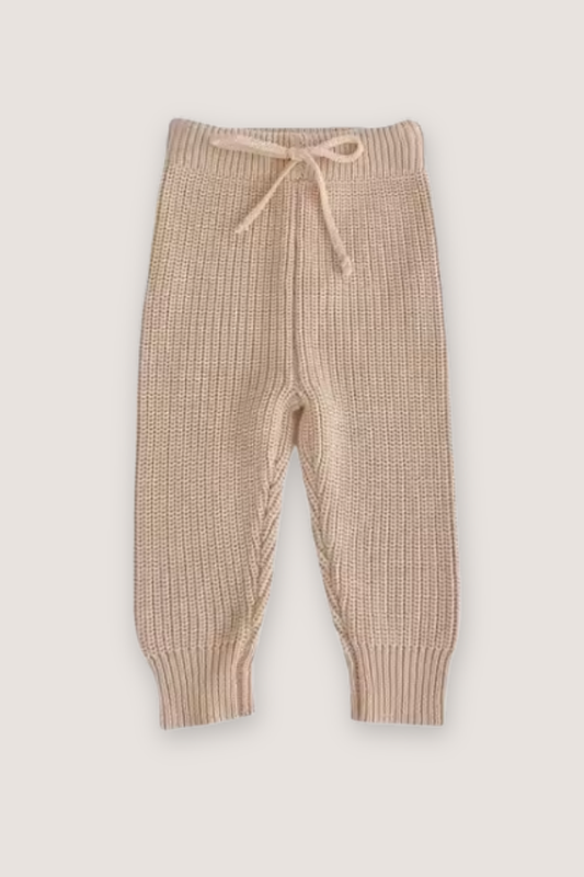 (PREORDER JULY) 100% Cotton Knit Joggers - Multiple Colors