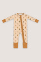 (PREORDER AUGUST) Bamboo Ruffle Loungewear | Dainty Mustard Floral