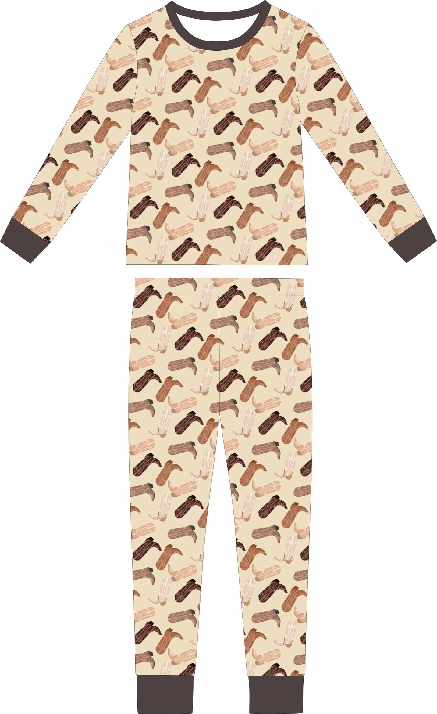 Bamboo Loungewear | Neutral Boots