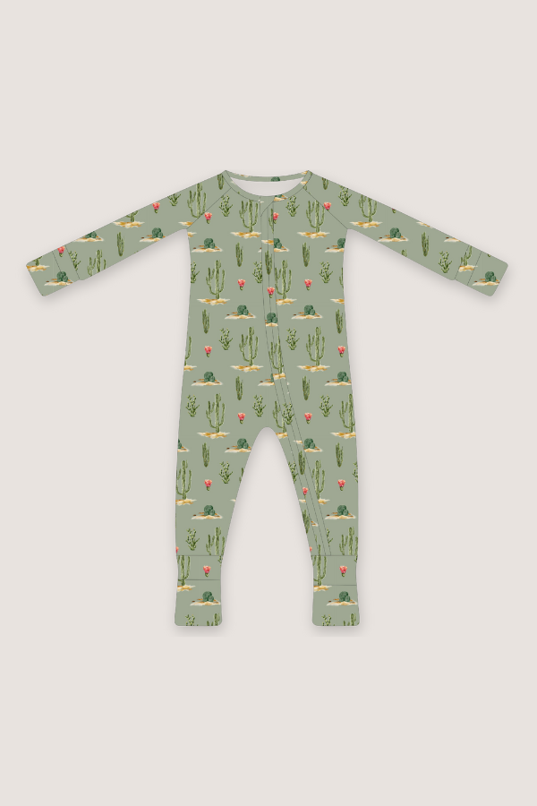 Convertible Two-Way Zipper One Piece | Sage Cactus