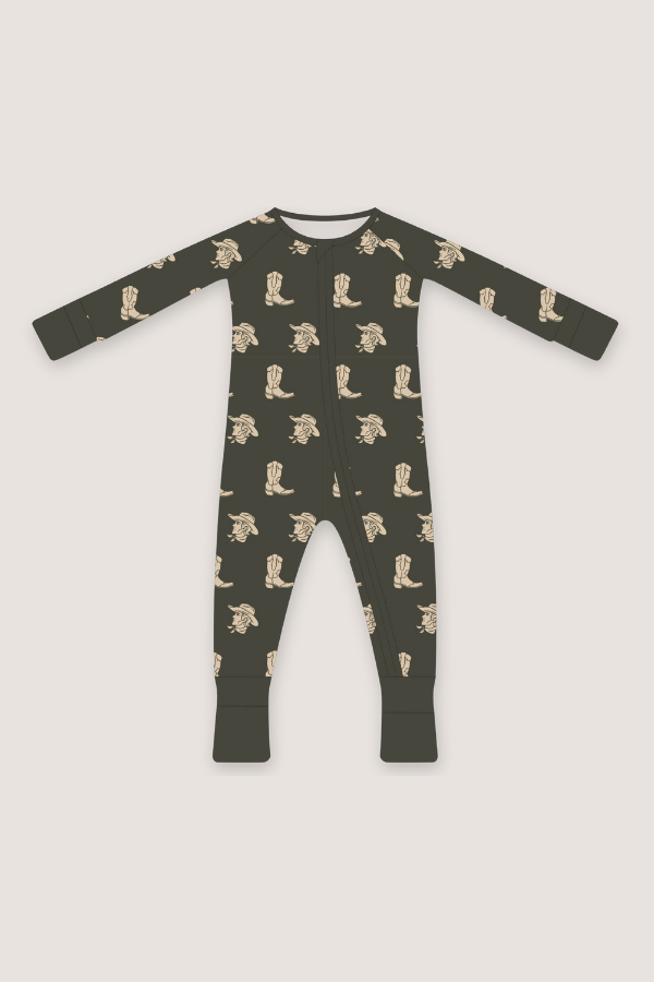 Convertible Two-Way Zipper One Piece | Camo Cowboy