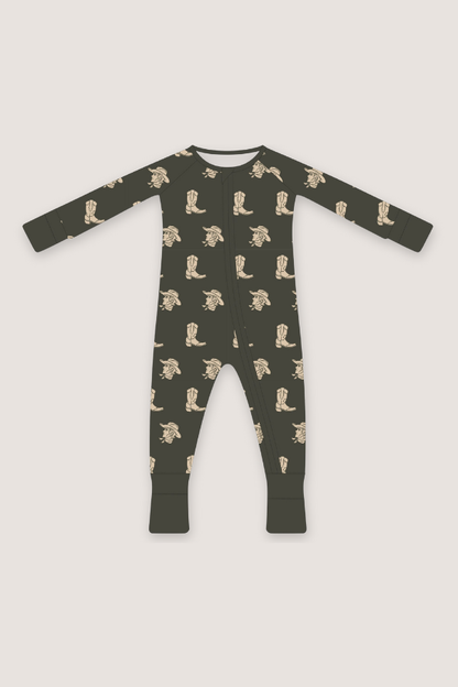 Convertible Two-Way Zipper One Piece | Camo Cowboy