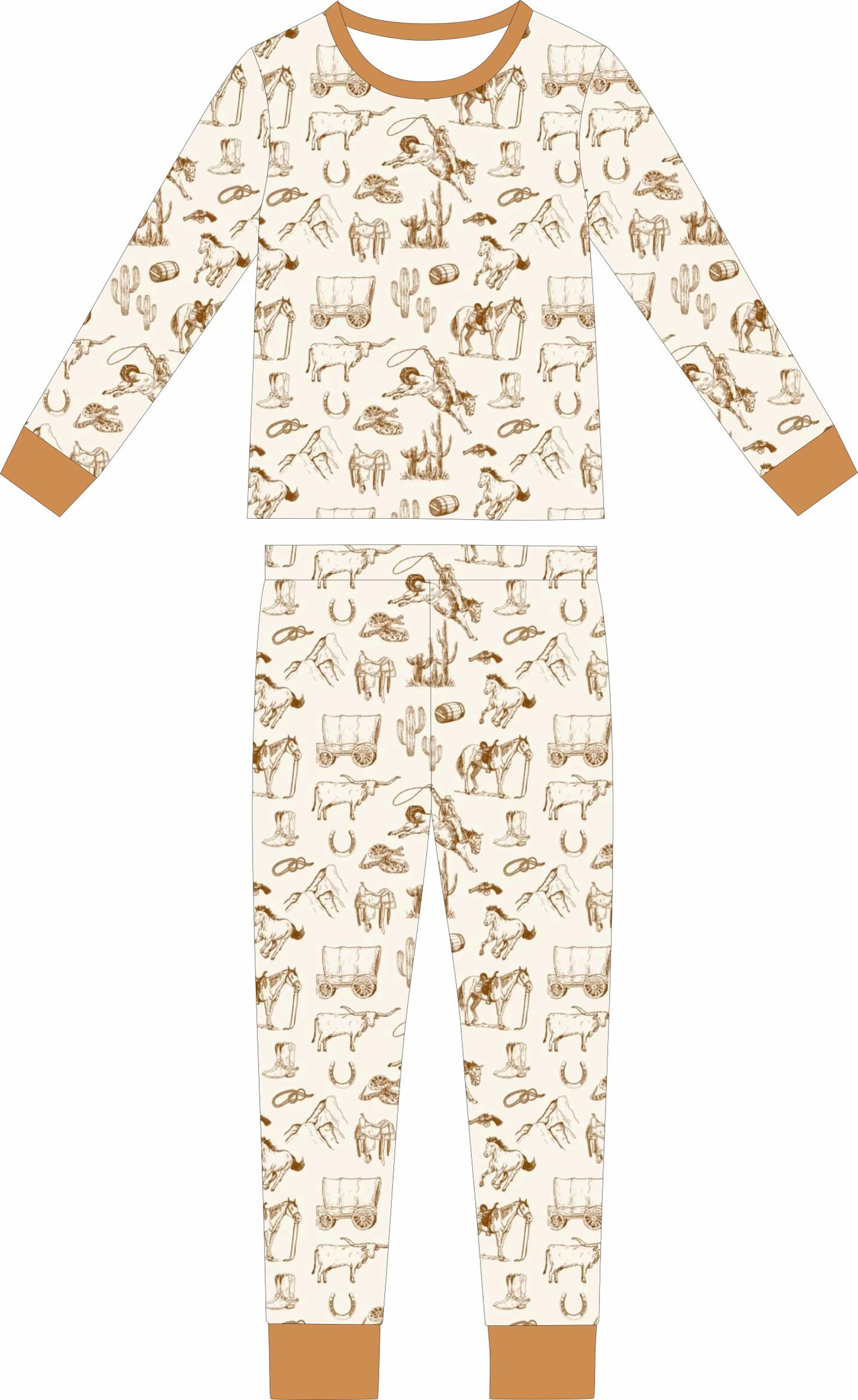 (PREORDER JUNE) Bamboo Loungewear | Camel Cowbaby