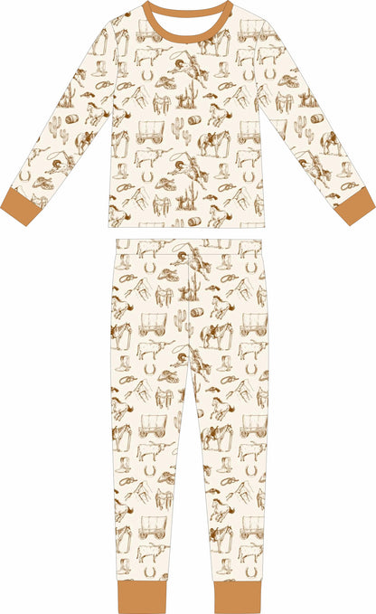 (PREORDER JUNE) Bamboo Loungewear | Camel Cowbaby