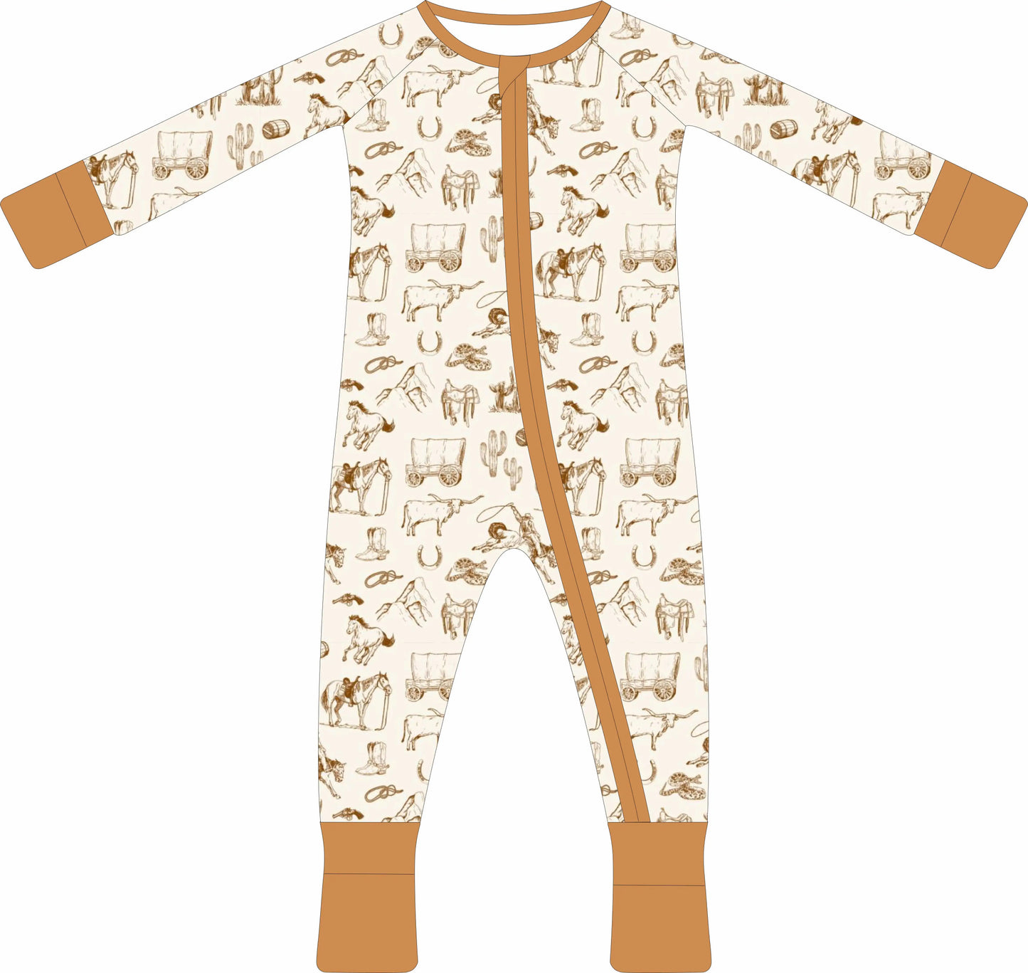 (PREORDER JUNE) Bamboo Loungewear | Camel Cowbaby