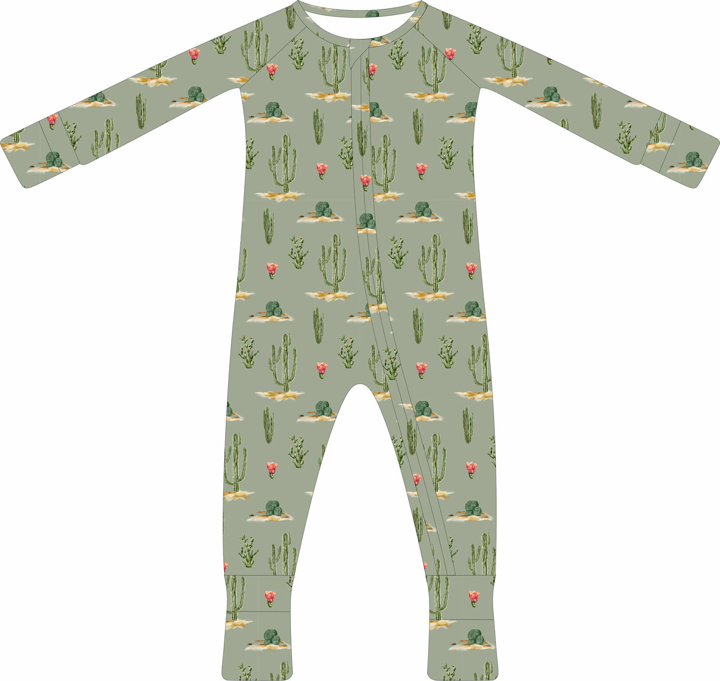 Convertible Two-Way Ruffled Zipper One Piece | Cactus