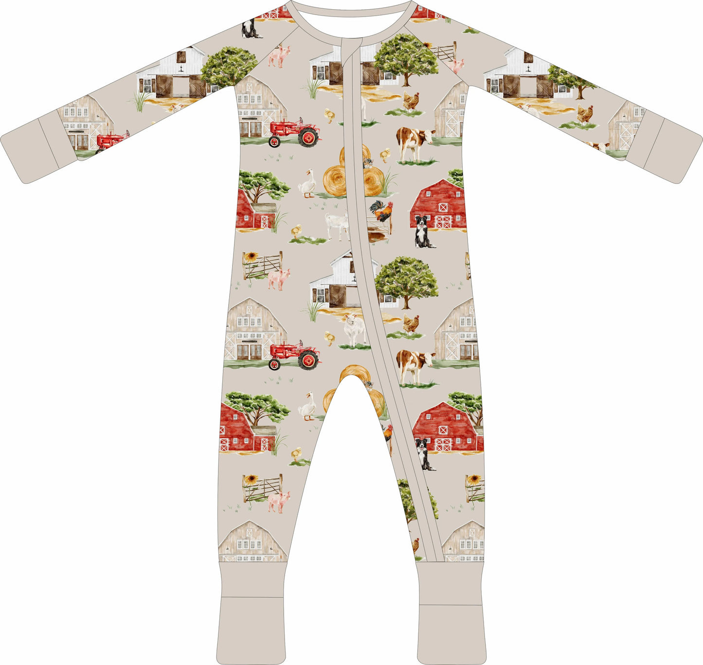 Convertible Two-Way Ruffled Zipper One Piece | Barns