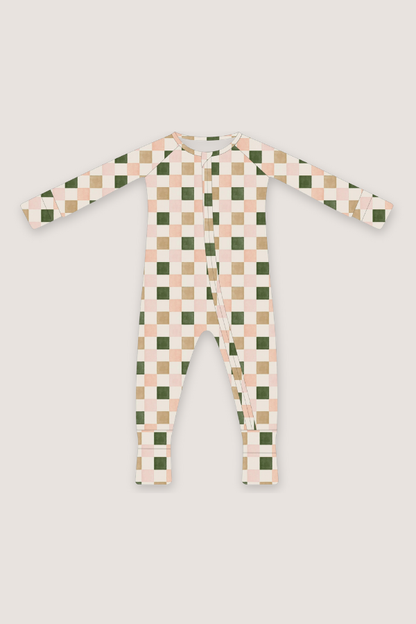 (PREORDER JUNE) Bamboo Loungewear | Pink & Green Check