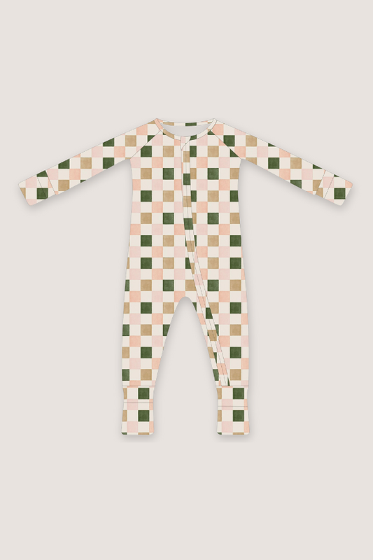 (PREORDER JUNE) Bamboo Loungewear | Pink & Green Check