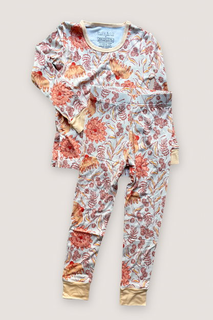 Convertible Two-Way Zipper One Piece | Coral Floral