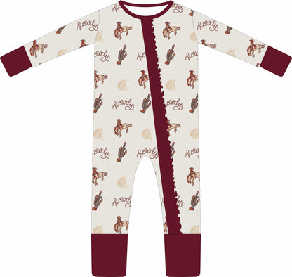 Bamboo Ruffle Loungewear | Howdy Cowgirl