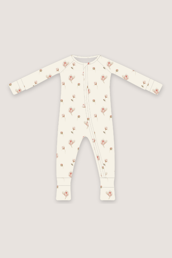 Bamboo Ruffle Loungewear | Dainty Floral