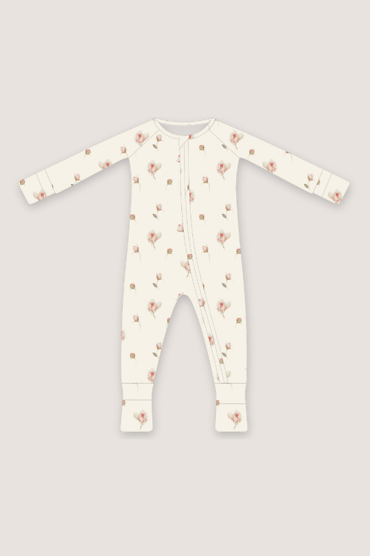 (PREORDER APRIL) Bamboo Ruffle Loungewear | Dainty Floral