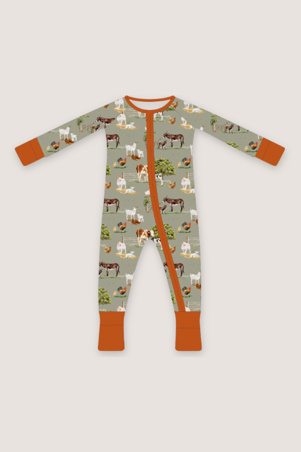 (PREORDER JUNE) Bamboo Loungewear | Farm Animals