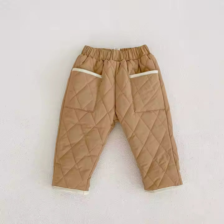 Puffer Quilt Pants - Khaki